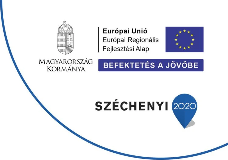 Széchenyi 2020 · Magyarország Kormánya · Európai Regionális Fejlesztési Alap · Befektetés a jövőbe